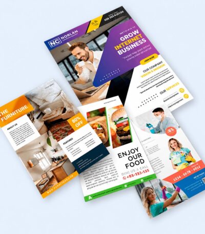 gloss text flyers semi gloss finish vibrant printing canada