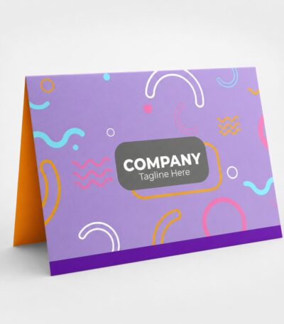 folded business cards 14pt matte finish smooth premium canada printing