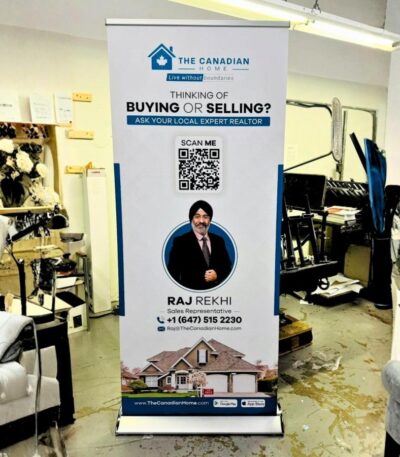 Premium Pull Up Banner Printing Toronto Ontario Canada